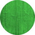 thumbnail image 1 of Ahgly Company Indoor Round Oriental Green Modern Area Rugs, 6' Round, 1 of 4