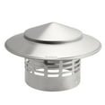 thumbnail image 5 of Stainles Steel Chimney Cap Exterior Wall Fresh Air Outlet Roof Pipe Exhaust Hood, 5 of 9