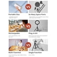 thumbnail image 2 of Viozon Extendable Selfie Stand 360&Acirc;&deg; Rotation with Phone Holder, Rechargeable Wireless Foldable 7 Brightness LED Light for Live Streaming/YouTube/Tiktok/, 2 of 8