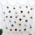 thumbnail image 3 of Red de pesca decorativa ZUEXT 200 x 100 cm, color beige, paquete de 2, 3 of 7