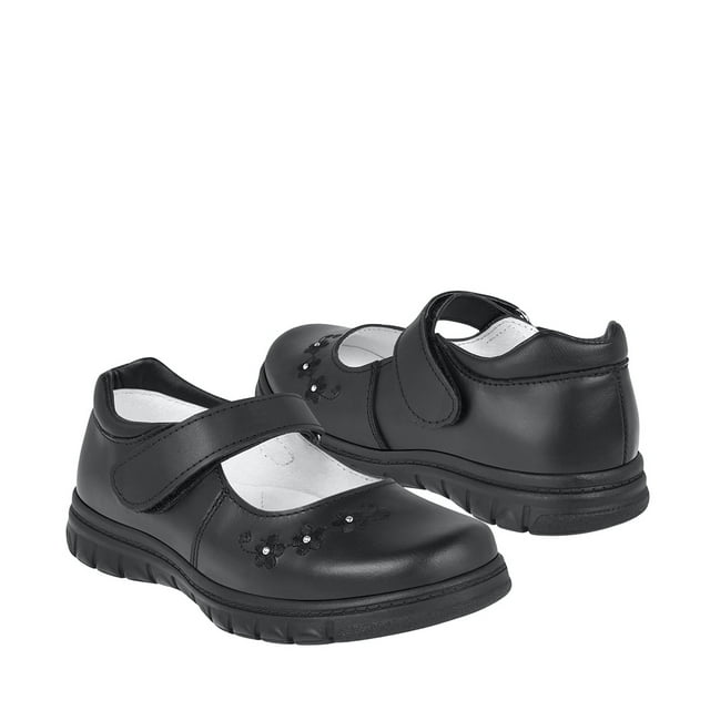 ZAPATOS ESCOLARES NIÑA STYLO 1507 PIEL NEGRO 18-21
