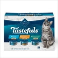 thumbnail image 2 of (3 pack) Blue Buffalo Tastefuls Wet Cat Food Variety Pack (Chicken, Turkey & Seafood Flavors) 12ct, 2 of 12