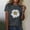 Gray, variant on Womens T-Shirts Women Sunflower Summer T Shirt Plus Size Loose Casual Tops Girl Short Sleeve Graphic Casual Tees (Black,L)