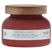 Better Homes & Gardens 18oz Farm Apple Pumpkin Scented 2-wick Bell Jar Candle