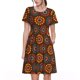 thumbnail image 1 of Disketp 60s and 70s Aesthetic1 para Vestido de Manga Corta para Mujeres, Vestidos de Verano para Mujeres, Casual y Holgado para la Playa, 1 of 6