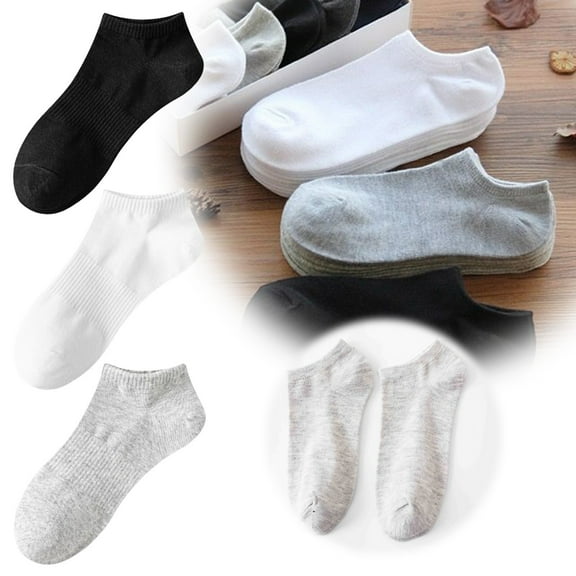 1 Pair Unisex No Show Cut Ankle Footies Absorbing Sneaker Socks