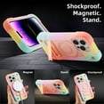 thumbnail image 5 of Dteck for iPhone 14 Pro Max Case Built-in Magnet Compatible with MagSafe Charging Rugged Case Shockproof Drop Protection Protective Cover with Kickstand for iPhone 14 Pro Max,Multi-Color, 5 of 5