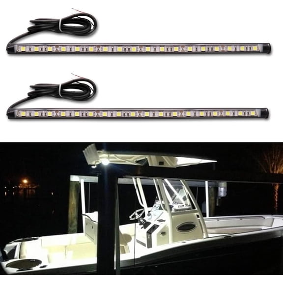 Navigation Lights - LED Bow Lights, Green & Red, Night Fishing, Deck, IP67 Waterproof for Pontoon, Dinghy, Kayak, Jon Boat, Yacht