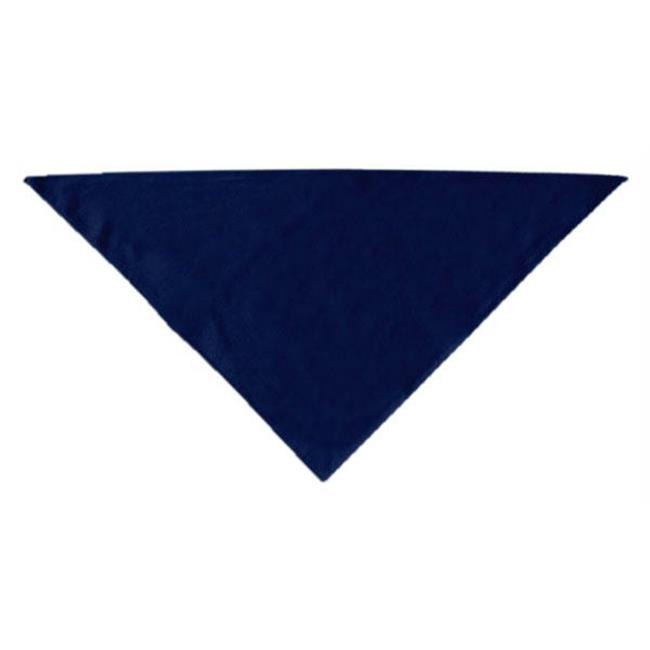 Plain Bandana Navy Blue Small