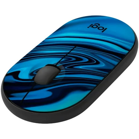 Logitech - M340 Limited Edition Wireless Ambidextrous Mouse with Silent Clicks - Blue Galaxy