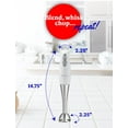 thumbnail image 5 of Betty Crocker 2-Speed Corded Electric Hand Blender with Beaker, Chopper, and Whisk (White), BC-4306W, 5 of 6
