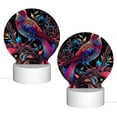 thumbnail image 2 of Naloa Artistic Colorful Bird Acrylic LED Night Light Custom LED Lights Personalized Nightlight Customized Gifts for Family Couples Friends, 2 of 9