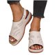 thumbnail image 4 of Amzcrzy Zapatos de mujer,Zapatos de mujer,Zapatillas de mujer, Sandalias romanas vintage con cuña recortada y punta abierta para mujer Sandalias Mujer Zapatillas De Casa, 4 of 8