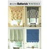 Butterick Window Treatments-all Sizes In