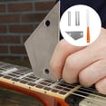 thumbnail image 3 of Shisuyan 1 Ensemble d'Outils pour Guitare Argent Acier Inoxydable pour Réparateurs d'Instruments 18.5x1.5x0.4in, 3 of 8