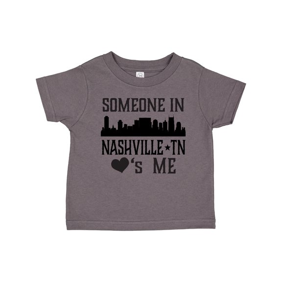 Inktastic Nashville Tennessee Someone Loves Me Skyline Boys or Girls Toddler T-Shirt