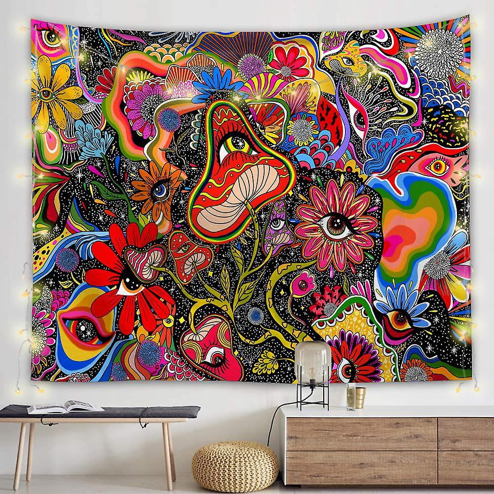 Psychedelic Wall Tapestry Fabric Wall Decor Bedroom Bohemian Wall