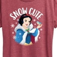 thumbnail image 3 of Disney - Snow Cute - Women's Short Sleeve Graphic T-Shirt, 3 of 5