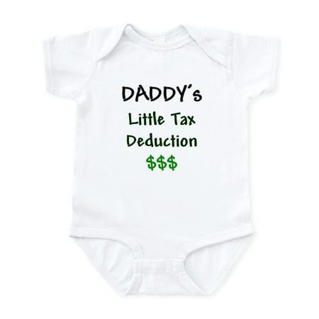 

CafePress - Daddy s Little Tax Deduction Infant Bodysuit - Baby Light Bodysuit Size Newborn - 24 Months