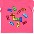 thumbnail image 4 of Inktastic Colorful Dominoes Boys or Girls Toddler T-Shirt, 4 of 5