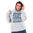 thumbnail image 4 of Jesus Is My Savior Not My Religion Hoodie Sweatshirt Women Men Brisco Brands S, 4 of 6