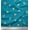 Teal Blue, variant on Soimoi Blue Cotton Duck Fabric Flower Floral Printed Fabric 1 Yard 42 Inch Wide