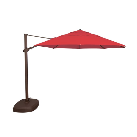 SimplyShade SSAG25R-00D-A5403 11.5 ft. Fiji Octagon Cantilever Umbrella, 5403 Jockey Red
