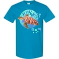 thumbnail image 3 of Inktastic Key West, Florida Swimming Sea Turtle with Bubbles T-Shirt, 3 of 5