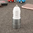 thumbnail image 3 of ziyahi 2.1A 1A Alloy 2 USB Ports Universal Intelligent Charging Dual USB Car Charger for iPhone for Android Mobile Phone, 3 of 8