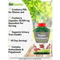 thumbnail image 3 of TNVitamins Extra Strength Super Cranberry Supplement, 30,000 MG, 90 Capsules, Supports Urinary Tract Health, 3 of 9