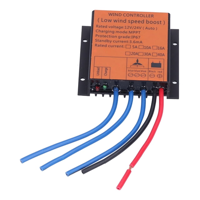 Low Voltage Wind Turbine Controller Wind Controller With LED Light 100W-400W 12V 24V
