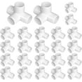 thumbnail image 1 of Qucyy 24-Pack PVC Pipe Fittings for Construction, 1 of 4
