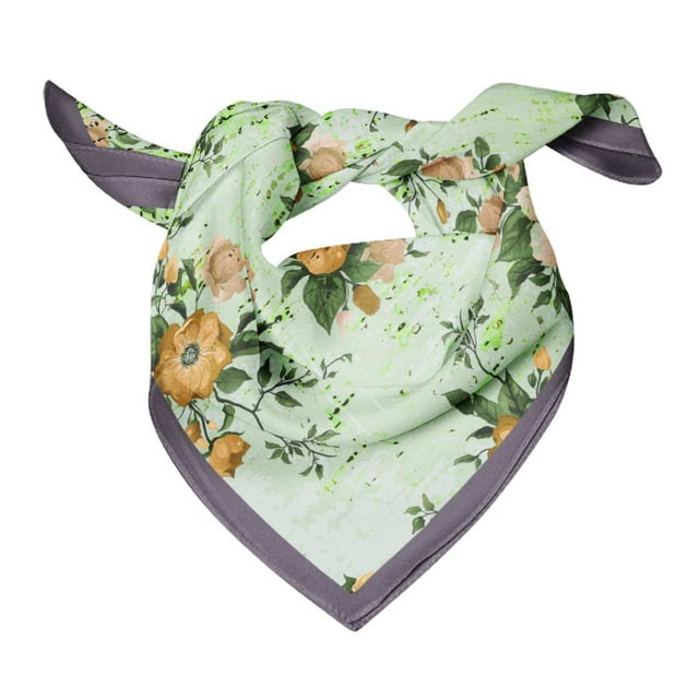 Bimba Womens Rectangular Printed Cotton Voile Scarf Neck Head Wrap-40 x 80 Inches
