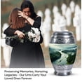thumbnail image 3 of River Urn For Ashes - Crematory Urns Adult - Urns For Adult Male - 10 Inch - Large - Human Cremation Urns - Burial Urns For Ashes - Funeral Urn Ashes - Decorative Urns For Human Ashes, 3 of 5