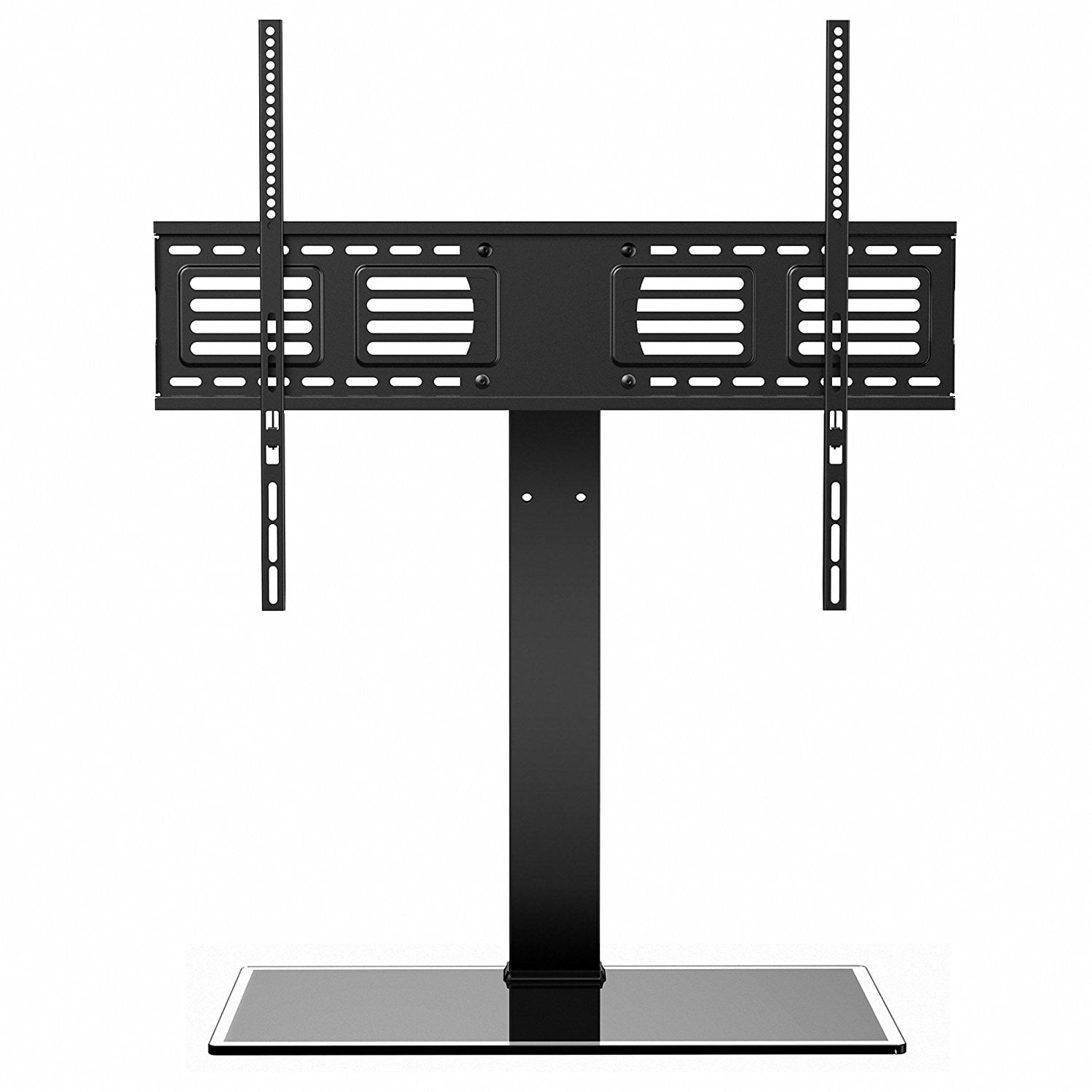 Universal TV Stand Base with Mount for 50 to 80 inch Flat screen  ,Height Adjustment and ± 50° Swivel Entertainment Center