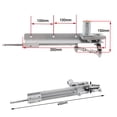 thumbnail image 4 of YILIKISS 150mm Adjustable Stroke 120rpm 24V Reciprocating Reduction Motor Linear Actuator, 4 of 9
