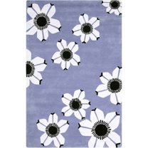 SAFAVIEH Allure Zowie Floral Wool Area Rug, Blue, 5' x 8'