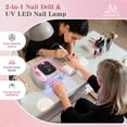 thumbnail image 4 of Taladro de uñas 2 en 1 y lámpara LED UV para uñas ANBEISTEE BQR2, 4 of 8