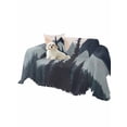 thumbnail image 2 of Mountain Forest Couch Cover for Dogs, Nature Tree Scenery Watercolor Pink Blue Washable Sofa Covers Slipcover for Pets Dogs Futon Cover, Couch Recliner Covers, Oversized Chair Slipcover 71"x91", 2 of 9