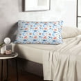 thumbnail image 6 of Fotbe Ocean animals Pattern Pillow Cases - Envelope Closure - Luxury, Extra Soft, Cooling Pillow Covers - Wrinkle, Fade, Stain Resistant-14"x20", 6 of 6