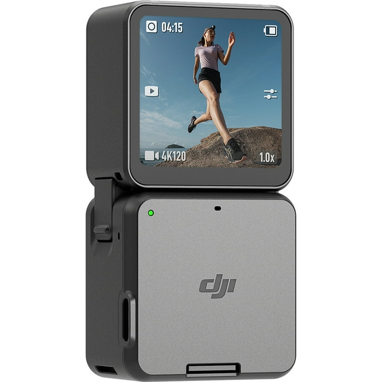 DJI Action 2 Dual-Screen Combo & Magnetic Protective Case - 4K Action  Camera with Dual OLED Touchscreens, 155° FOV, Magnetic Attachments