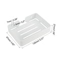 thumbnail image 2 of Uxcell 304 Stainless Steel Wall Mounted Soap Dish Holder White, 2 of 5