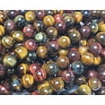 thumbnail image 4 of 12mm Multi Tiger Eye Round Beads Genuine Gemstone Natural Jewelry Making, 4 of 4