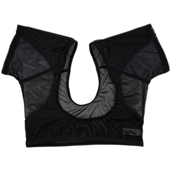 Underarm Sweat Vest Washable Armpit Sweat Vest Breathable Sweat-proof Short Vest for Women