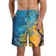 thumbnail image 1 of Balery Abstract Night Sky Tree Traje de Baño Estilo Hawaiano para Hombre, Shorts de Secado Rápido con Bolsillos-Medium, 1 of 6