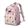 thumbnail image 2 of Cute Chick Pattern Backpack Artistic Chicken and Farm Design with Hand-Drawn Watercolor Wildflowers, 2 of 6
