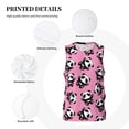 thumbnail image 3 of Xecao Cute Panda print basketball shirt for both men and women, a unisex basketball jersey perfect for theme parties-Medium, 3 of 6