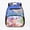 Cartoon Axolotl Underwater Scene Print, variant on Bee Daisy Cloud Print Kindergarten Pack 13.5 Inch Multi-Pockets Polyester Preschool Toddler Backpack for Daily Travel