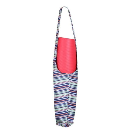 HERCHR Outdoor Portable Yoga Mat Carrier Fitness Pad Sling Bag with Large Side Pocket, Yoga Mat Carrier Bag,Yoga Mat Bag