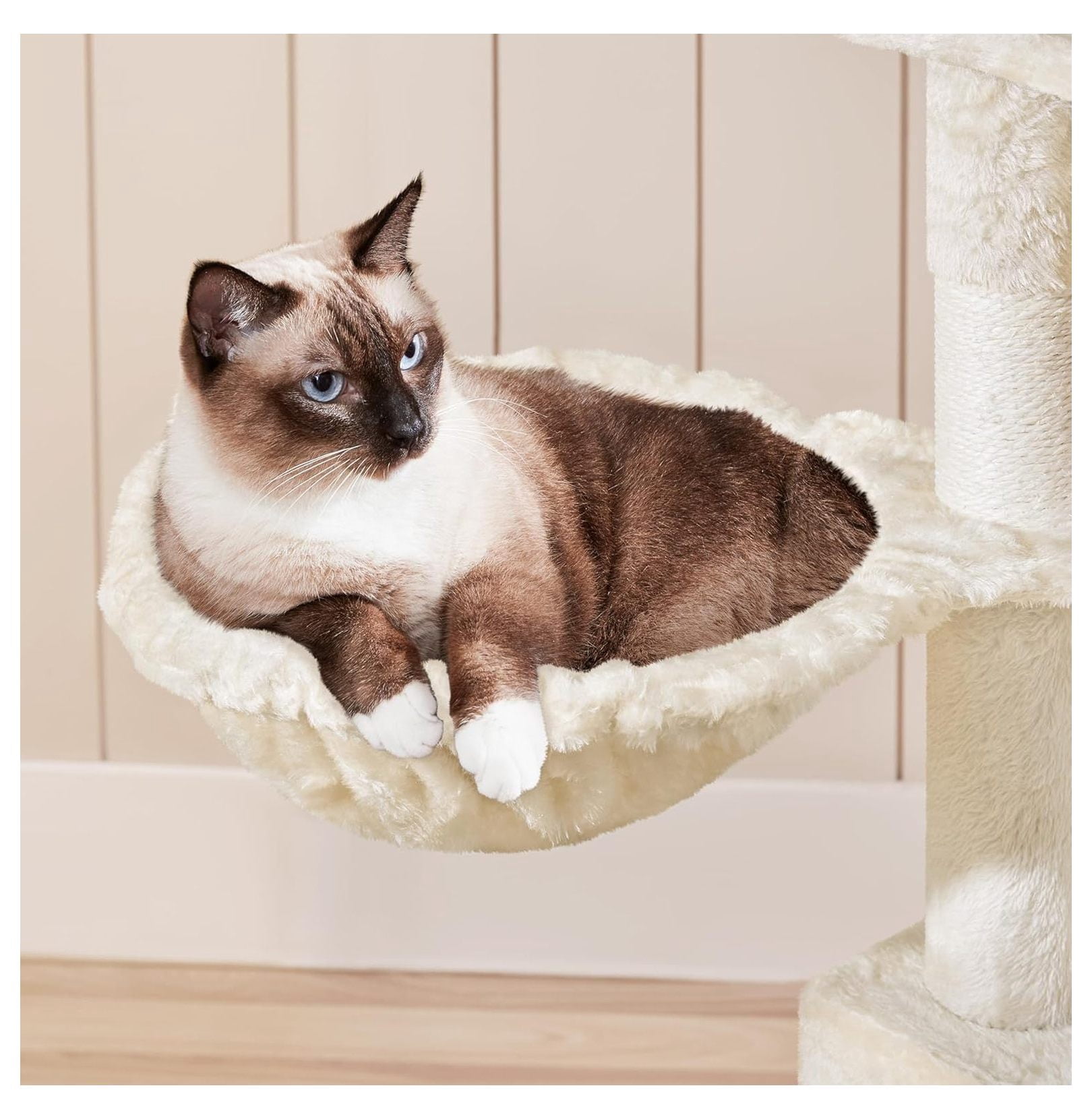 Cat Trees for Large Indoor Cats, 76.5'' Cat Tower with Perches & Condos